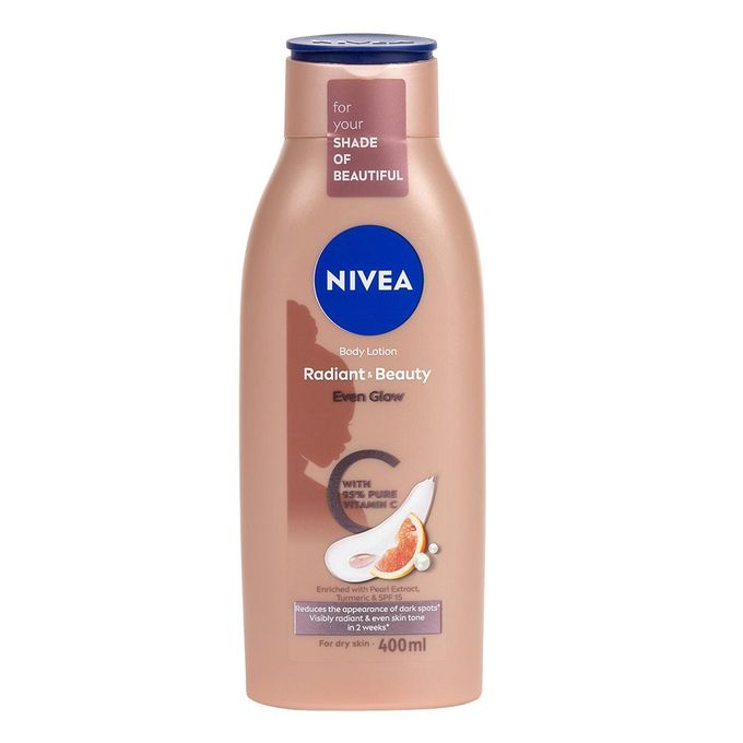 NIVEA Radiant & Beauty Even Glow Body Lotion For Women - 400ml - Pack Of 2