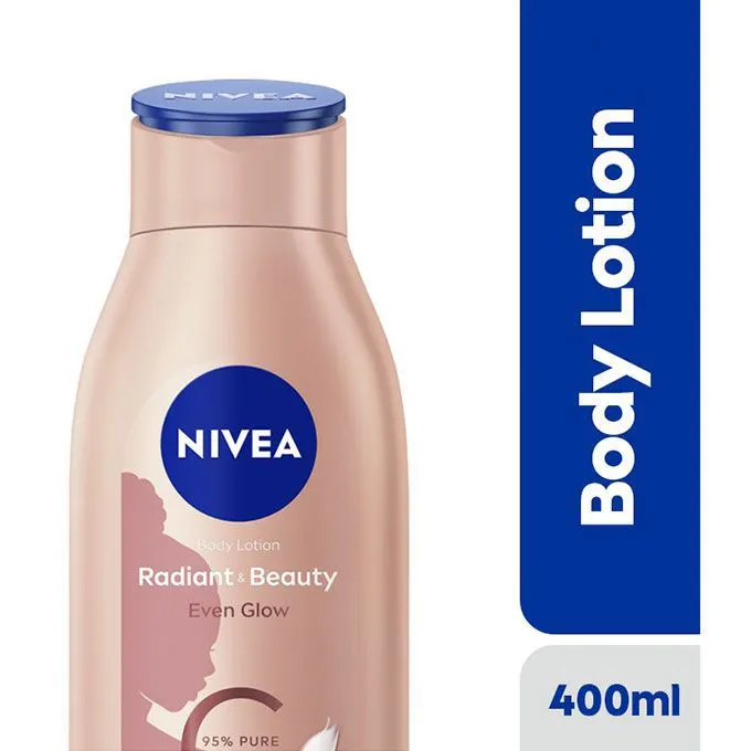 【Discounted】NIVEA Radiant & Beauty Even Glow tone in 2 weeks Pearl Extract Body Lotion 400ML