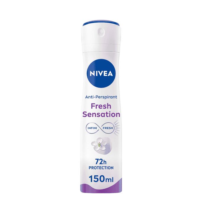 NIVEA Fresh Sensation Anti-perspirant Spray,72h – 150ml (Pack Of 2)