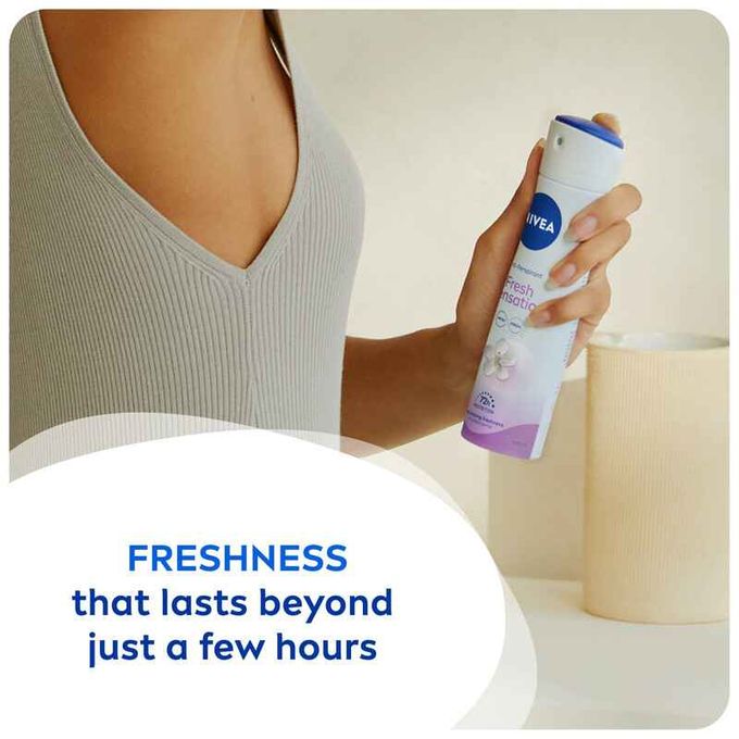 NIVEA Fresh Sensation Anti-perspirant Spray,72h – 150ml (Pack Of 2)