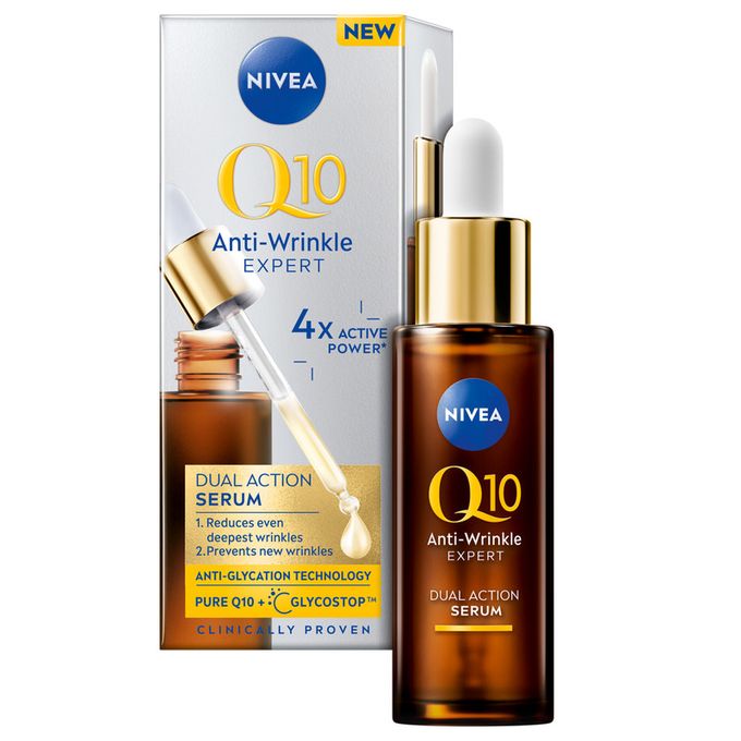 NIVEA Q10 Anti-Wrinkle Expert  Dual Action Serum for Women -30ml