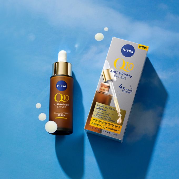 NIVEA Q10 Anti-Wrinkle Expert  Dual Action Serum for Women -30ml