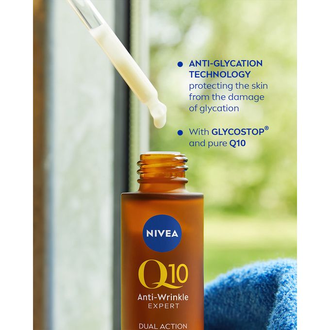 NIVEA Q10 Anti-Wrinkle Expert  Dual Action Serum for Women -30ml