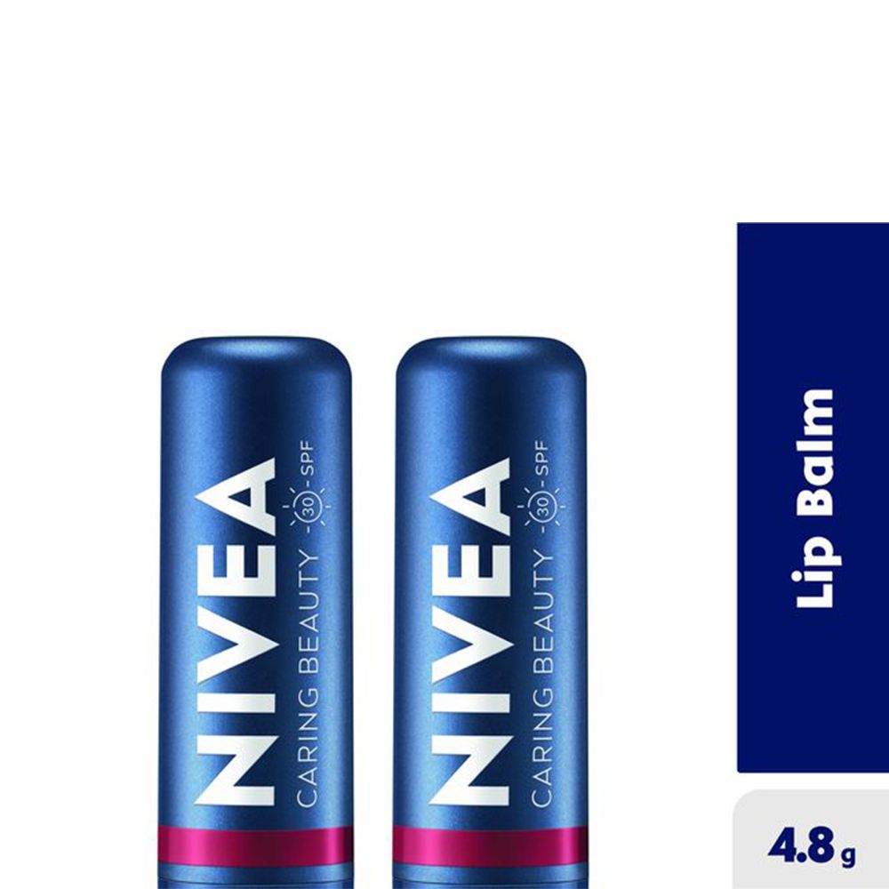 Nivea Lip Caring Beauty Red Lip Balm  Lip & Cheek Tint with SPF 30