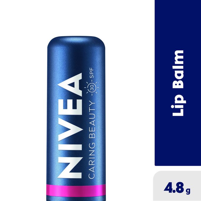 NIVEA Lip Caring Beauty Pink Lip Balm | Lip & Cheek Tint with SPF 30