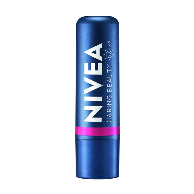 NIVEA Lip Caring Beauty Pink Lip Balm | Lip & Cheek Tint with SPF 30