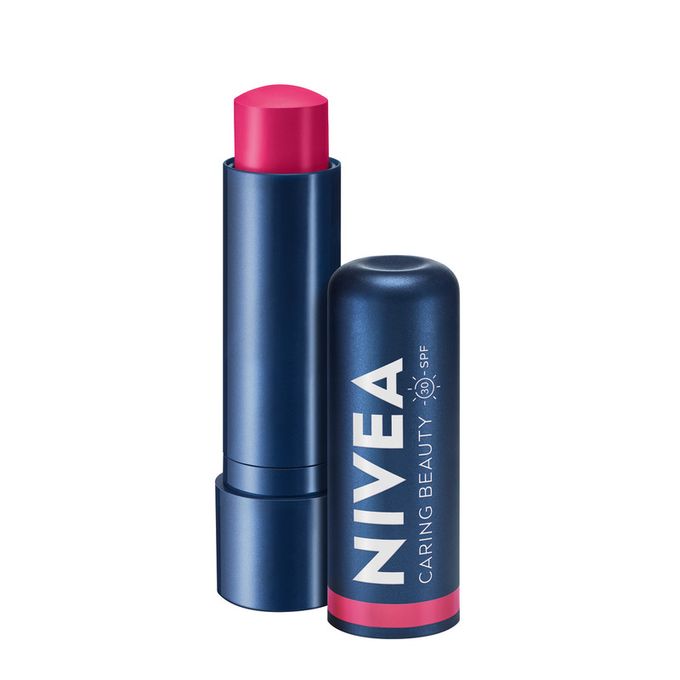 NIVEA Lip Caring Beauty Pink Lip Balm | Lip & Cheek Tint with SPF 30