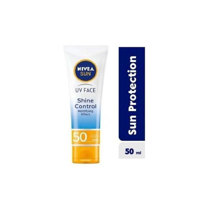 【Discounted】NIVEA UV Face Shine Control Cream sunscreen SPF 50- 50 Ml