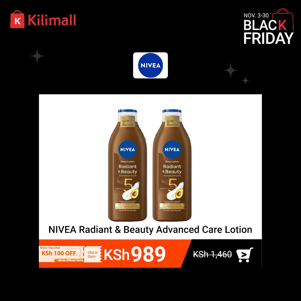 (Pack Of 2) NIVEA Radiant & Beauty Advanced Care Lotion For Women - 400mMl