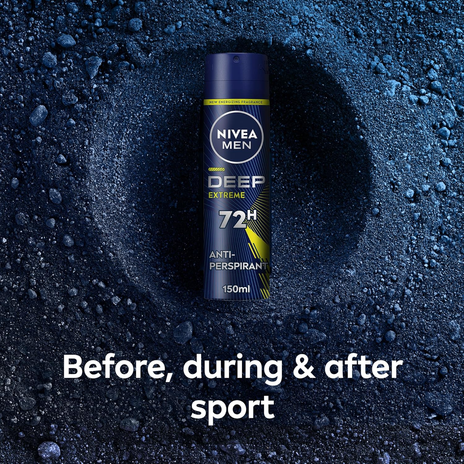 NIVEA Men Deep Extreme MaxxTech, Antiperspirant for Men, Spray 150ml