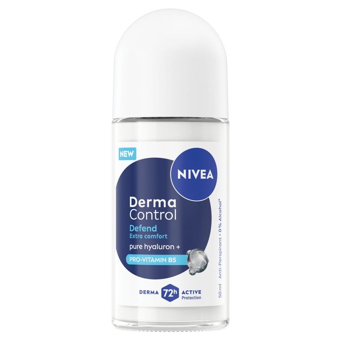 Nivea Derma Control Defend Anti-Perspirant Roll-on For Women, 72h – 50ml