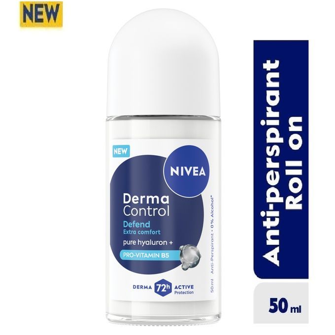 Nivea Derma Control Defend Anti-Perspirant Roll-on For Women, 72h – 50ml