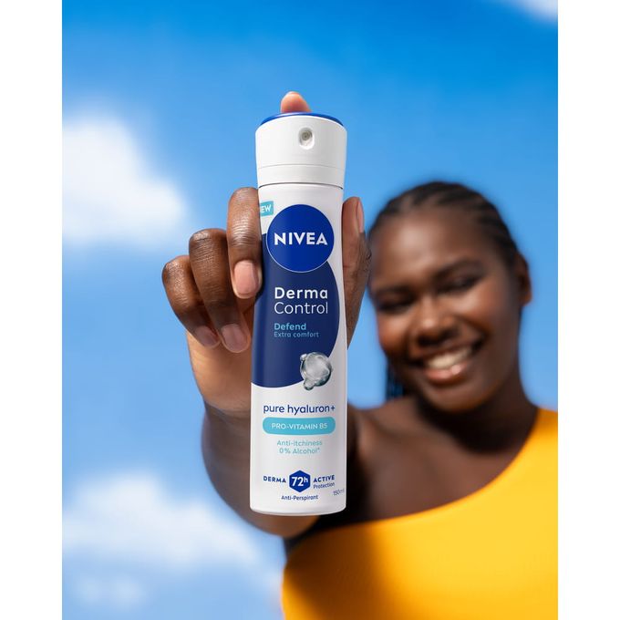 NIVEA Derma Control Defend Anti-Perspirant Spray for Women, 72h – 150ml