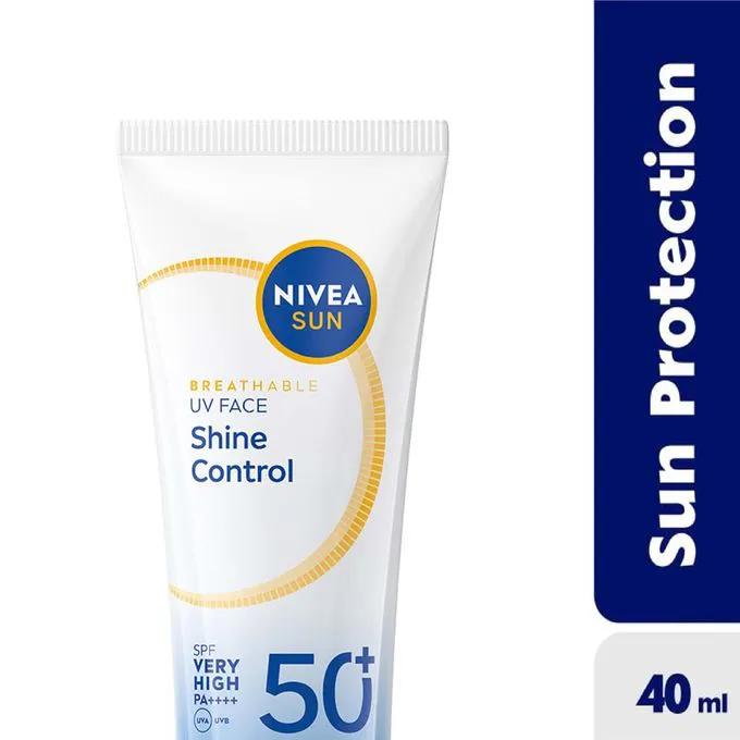 【Discounted】NIVEA UV Face Shine Control Cream sunscreen SPF 50- 50 Ml