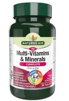 Natures Aid Complete Multi-Vitamins & Minerals 90s