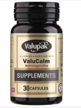 Valupak Valucalm Ashwagandha Supplements 30s