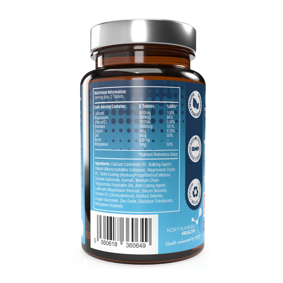 Northumbria Total Bone® Calcium Mineral Complex Vegetarian Tablets