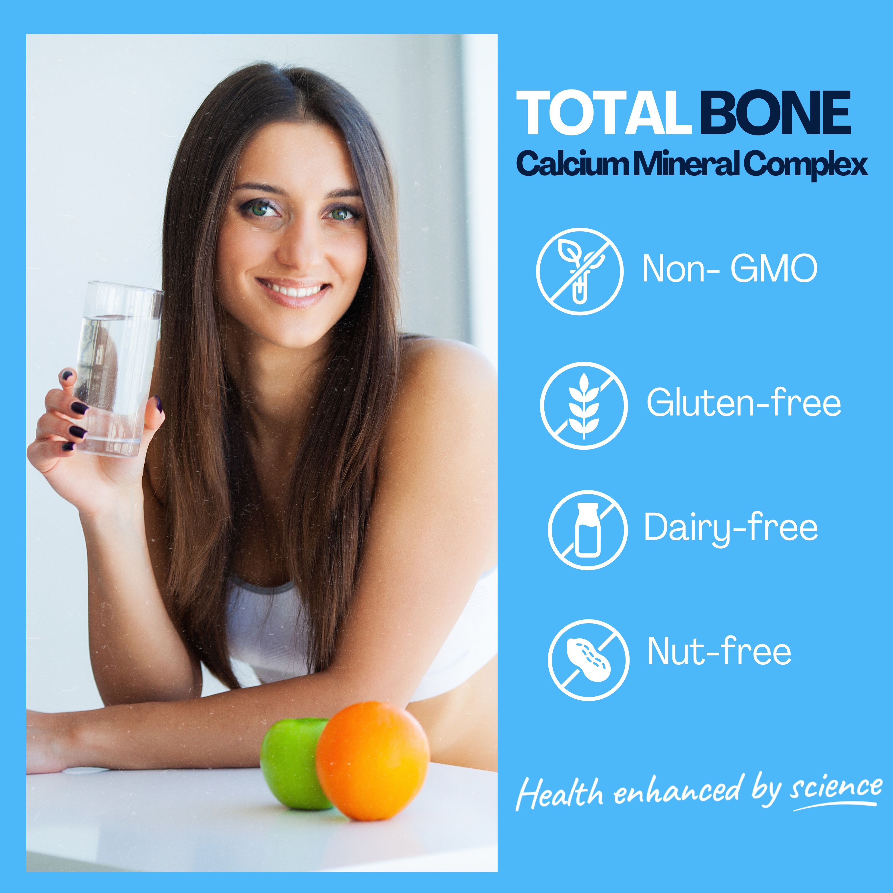 Northumbria Total Bone® Calcium Mineral Complex Vegetarian Tablets