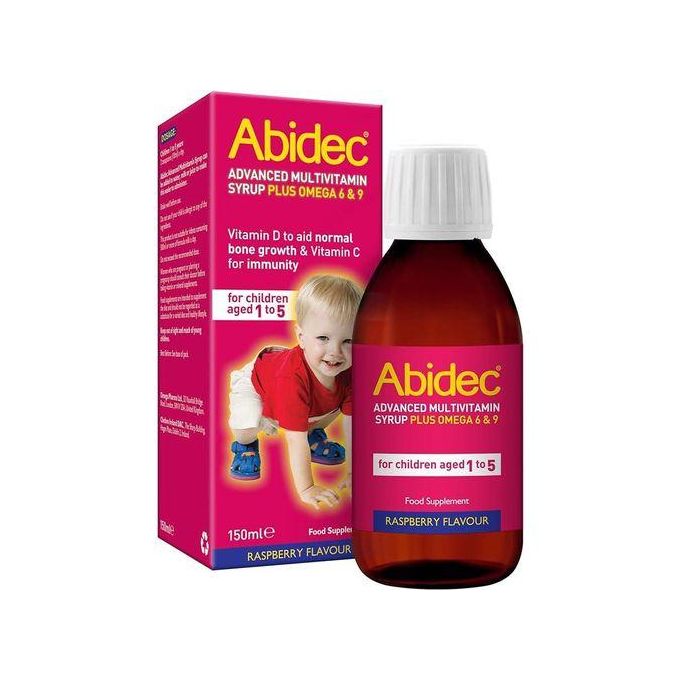 Abidec Advanced Multivitamin Syrup Plus Omega 6 & 9 150ml
