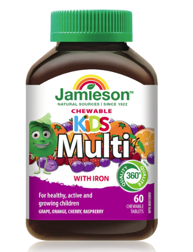 Jamieson Multi Kids Chewable Tablets 60s