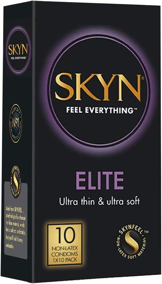 SKYN Elite, 10 Count, Ultra-Thin, Lubricated Latex-Free Condoms​