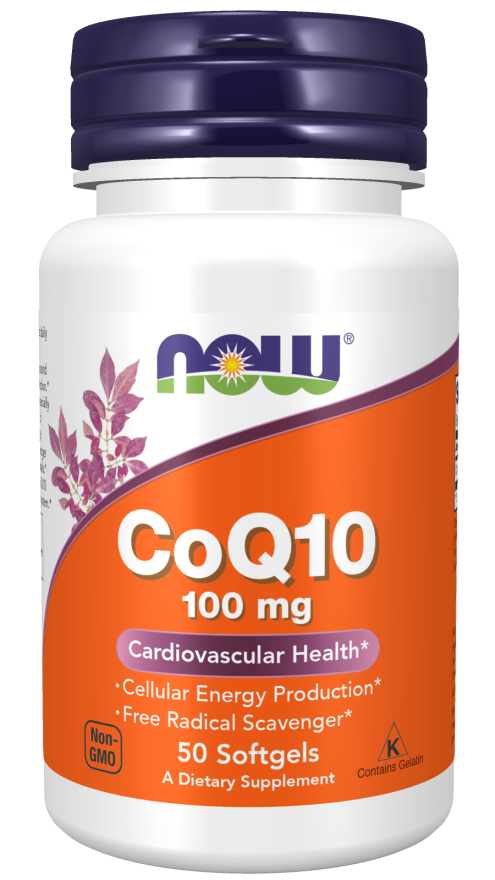 Now CoQ10 100mg softgel 50s