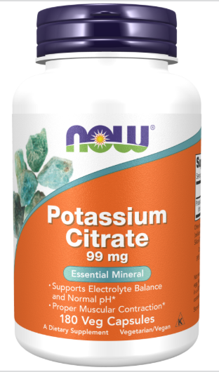 Now Potassium Citrate 99mg 180s