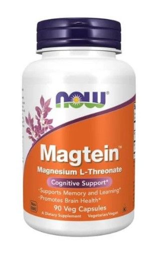 NOW Magtein Magnesium L-Threonate Veg caps 90's