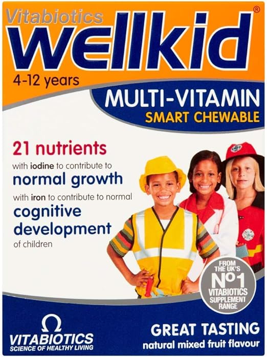 Wellkid Chewable Tablets 4-12years 30s