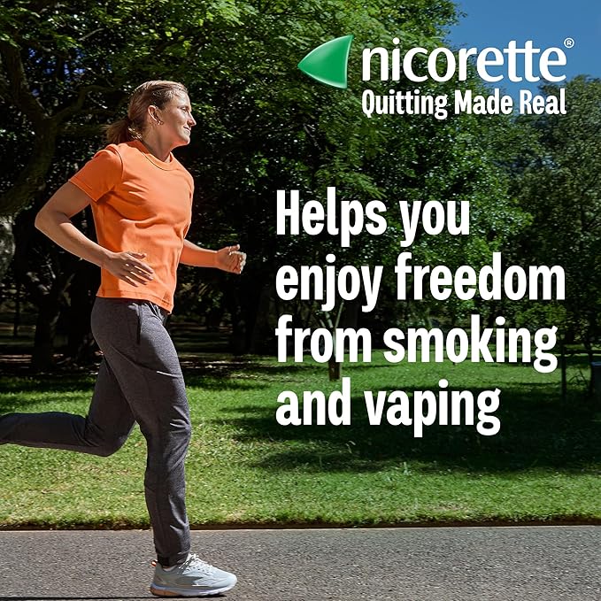 Nicorette Fruitfusion 4mg Gum (105 Pieces), Discreet Stop Smoking and Stop Vaping Aid, Helps Tackle Cravings and Withdrawal Symptoms, Nicotine Gum with Pleasant Fruit Flavour (Quit Smoking or Vaping)