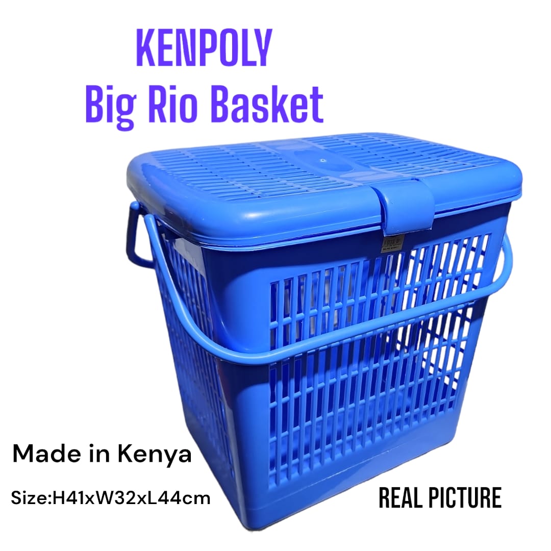 High quality hard plastic Kenpoly Big Rio Basket
