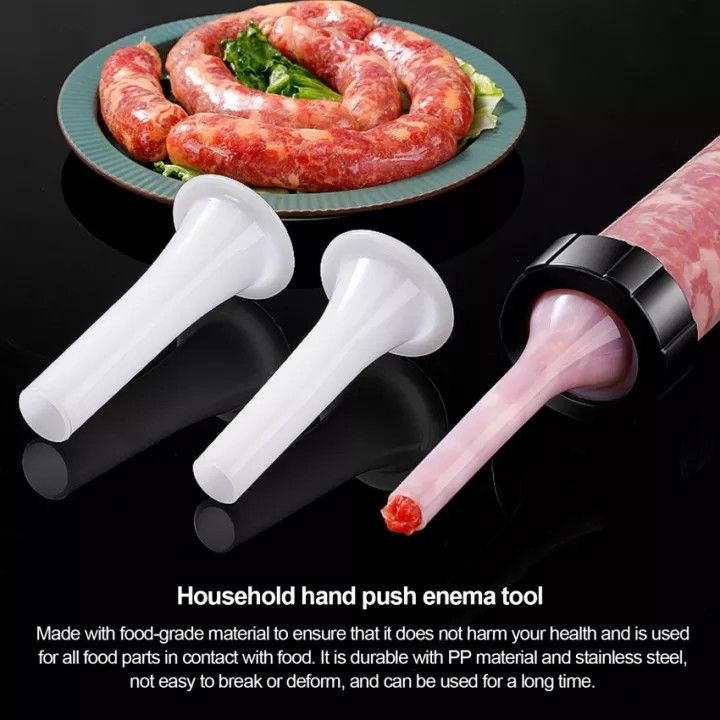 Kitchen manual sausage maker...sausage stuffer machine,meat stuffer filler....Filling tool for begginner salami maker