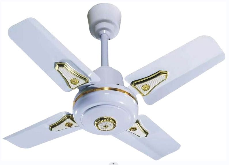 ROCH Ceiling Fan 24-inch Ceiling Fan Standard Fan Ivory White Brown