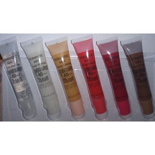 6Pcs Squeezing N Shine Lip Gloss Gel Balm 18g