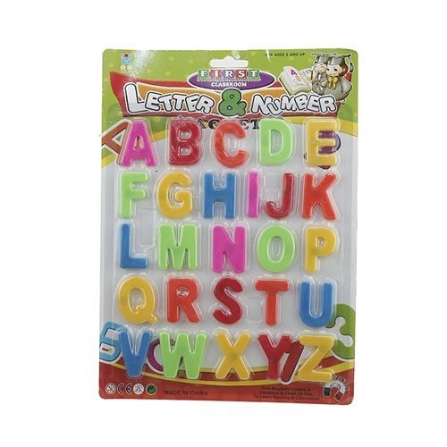 Big Size Early Learning Colourful Magnetic Letters & Numbers - Stick On Fridge Magnetic Alphabets - Big Size