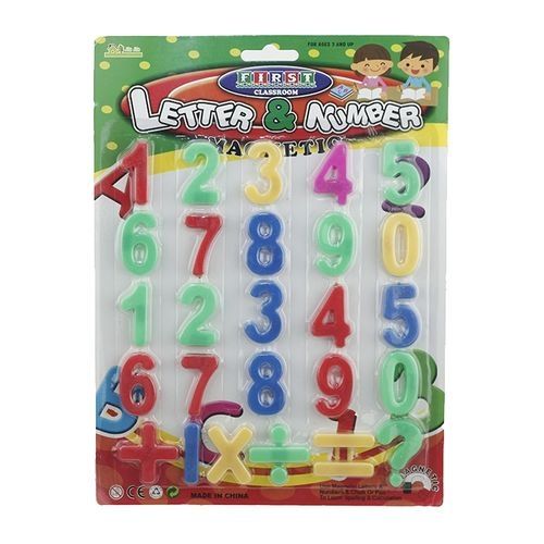 Colourful Magnetic Letters & Numbers - Stick On Fridge Magnetic Alphabets - Capital Letters