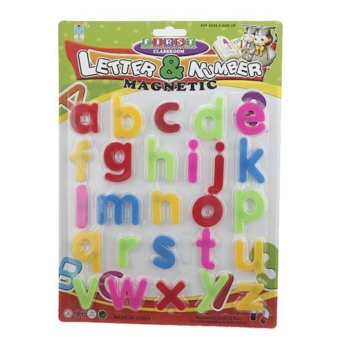 Big Size Early Learning Colourful Magnetic Letters & Numbers - Stick On Fridge Magnetic Alphabets - Big Size