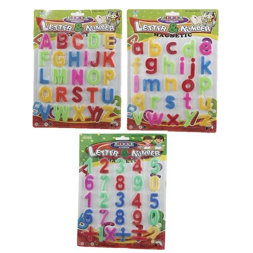 Colourful Magnetic Letters & Numbers - Stick On Fridge Magnetic Alphabets - Capital Letters