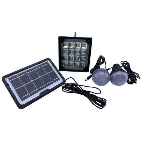 CcLamp Solar Energy LED Lamp 20W & 5V Micro USB Charge Port CL-053