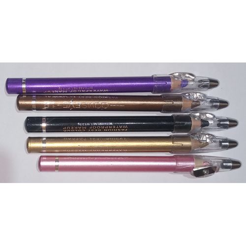 5pcs Davis Shiny Waterproof Jumbo Eye And Lip Liner Pencils view 2