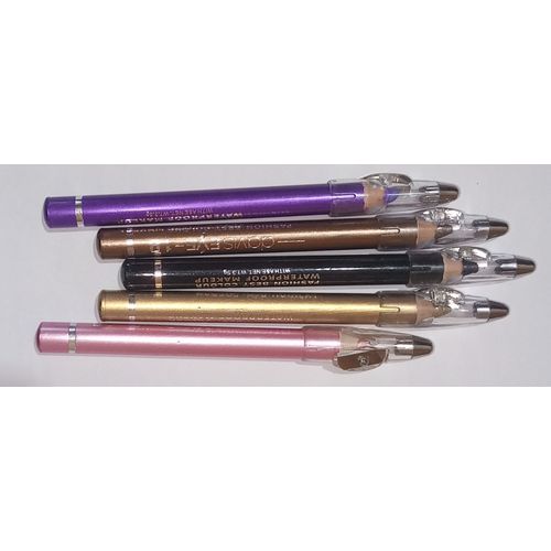 5pcs Davis Shiny Waterproof Jumbo Eye And Lip Liner Pencils view 3