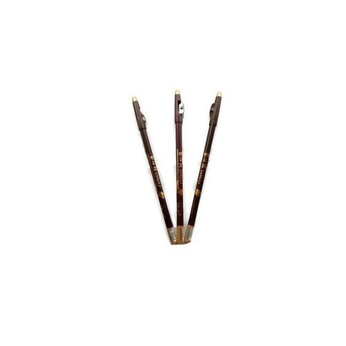 3Pcs Davis Eye and Lip liner Pencil Extra Water Proof Protaction, Matte Finish - Black, Brown, Dark Brown