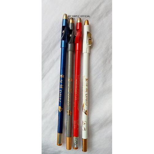 4Pcs Davis Eye and Lip liner Pencil Extra Water Proof Protaction, Matte Finish