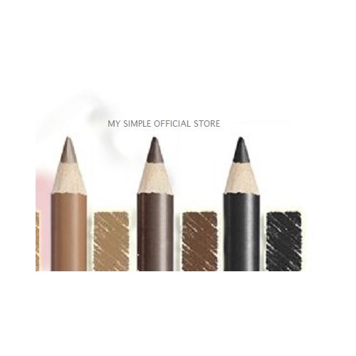 3Pcs Davis Eye and Lip liner Pencil Extra Water Proof Protaction, Matte Finish - Black, Brown, Dark Brown + Eyebrow razor view 3