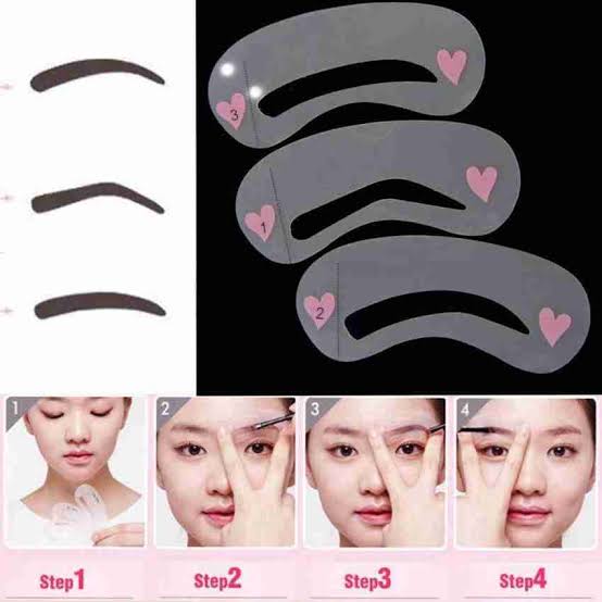3 Styles Mini Brow Class Stencil Tool Makeup Styles Eye Brow Template Shaper Make Up Tool
