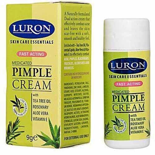 Luron Pimple Cream Medicated Fast Acting Acne - 9g