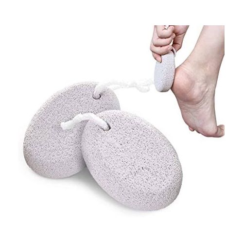 Pumice Stone 2 Pcs, Natural Lave Pumice Stone For Feet/Hand, Small Callus Remover