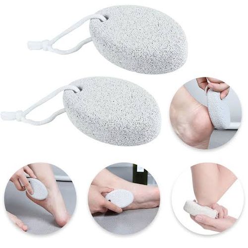 Pumice Stone 2 Pcs, Natural Lave Pumice Stone For Feet/Hand, Small Callus Remover