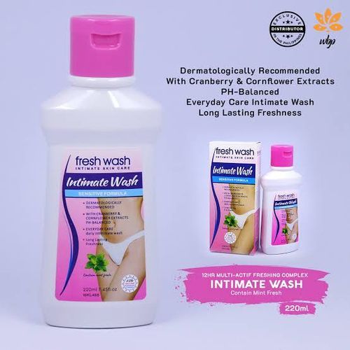 PH Balanced Intimate Wash Sensitive Formula Gel With Cranberry