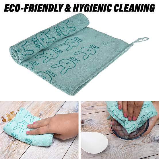 Cartoon Face Wash Towel Nano Microfiber Hand Kitchen Towels - 1pc